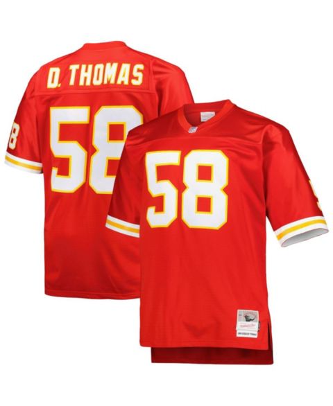 Мужское джерси Mitchell & Ness Derrick Thomas Kansas City Chiefs Big and Tall 1994, Red
