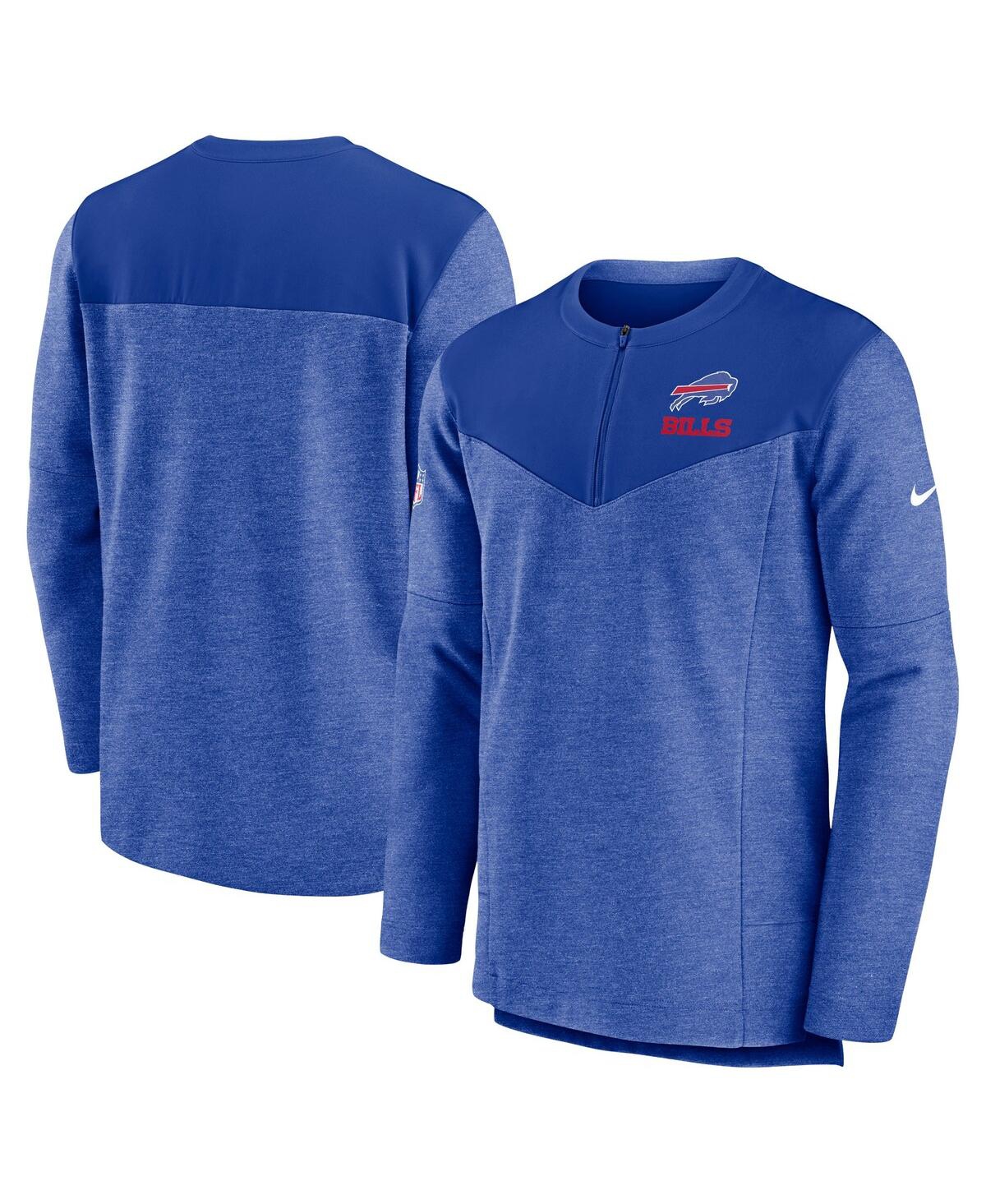 Men's NikeBuffalo Bills Sideline Lockup Performance Quarter-zip Jacket - Royal