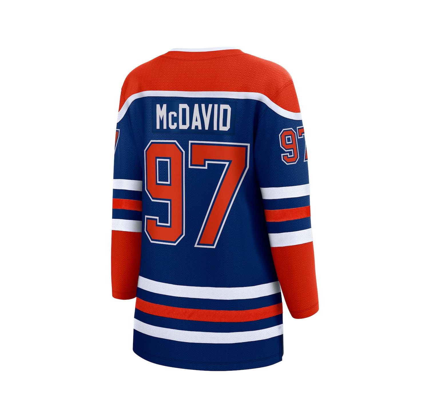 Women's Connor McDavid Royal Edmonton Oilers Home Premier Breakaway Player Jersey