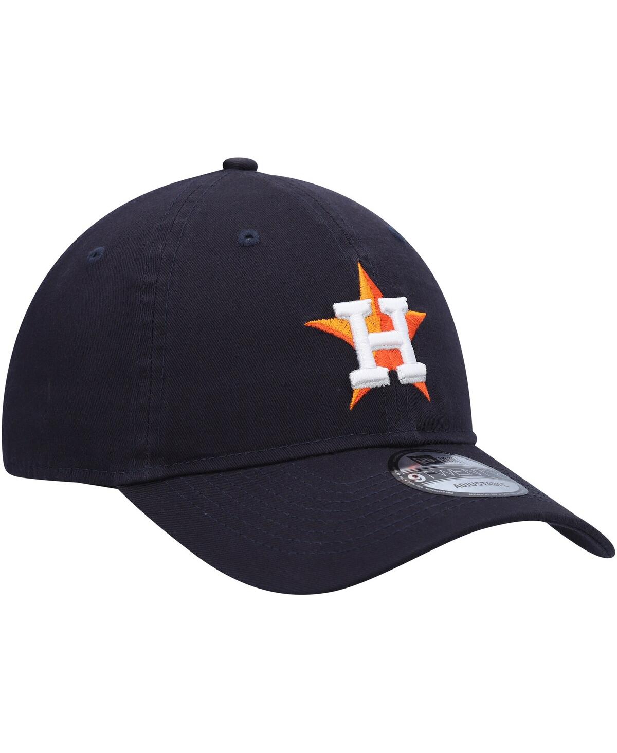 New Era Navy Houston Astros Logo Replica Core Classic 9twenty Adjustable Hat In Navy