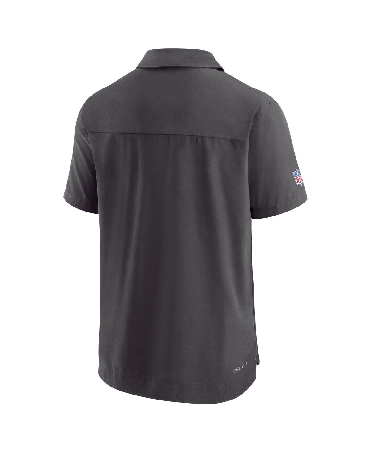 Shop Nike Men's  Black Baltimore Ravens Sideline Lockup Performance Polo Shirt