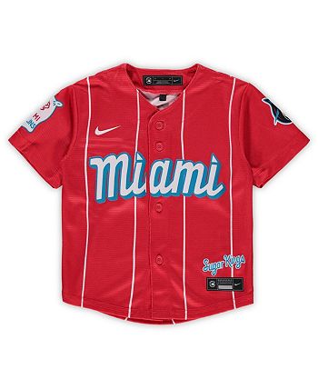 Nike Men's Miami Marlins Official Blank Replica Jersey - Macy's