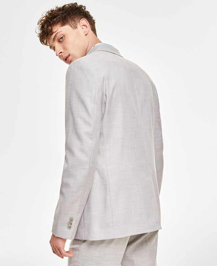 I.N.C. International Concepts Men's Slim-Fit Sharkskin Suit Blazer ...