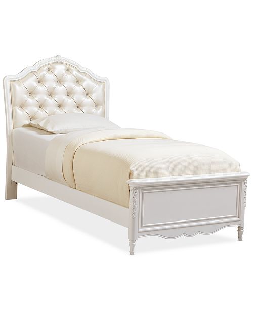 furniture celestial kid's upholstered twin bed - furniture - macy's