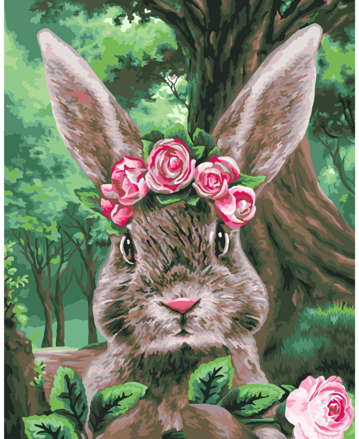 Painting by Numbers Kit Crafting Spark Rabbit from Alice in Wonderland H105 19.69 x 15.75 in