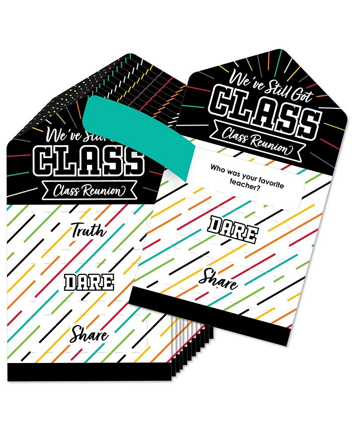 Big Dot of Happiness Still Got Class Reunion Party Game Cards - Truth ...