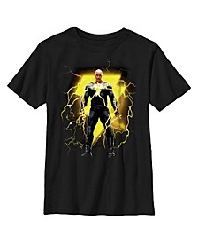 Boy's Black Adam Electricity Antihero  Child T-Shirt