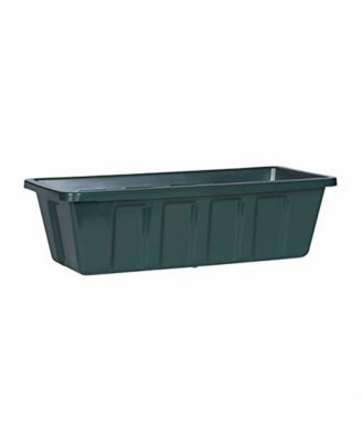 Mnftg. Polypropylene Flower Box Planter/Liner, Hunter Green, 18 inches