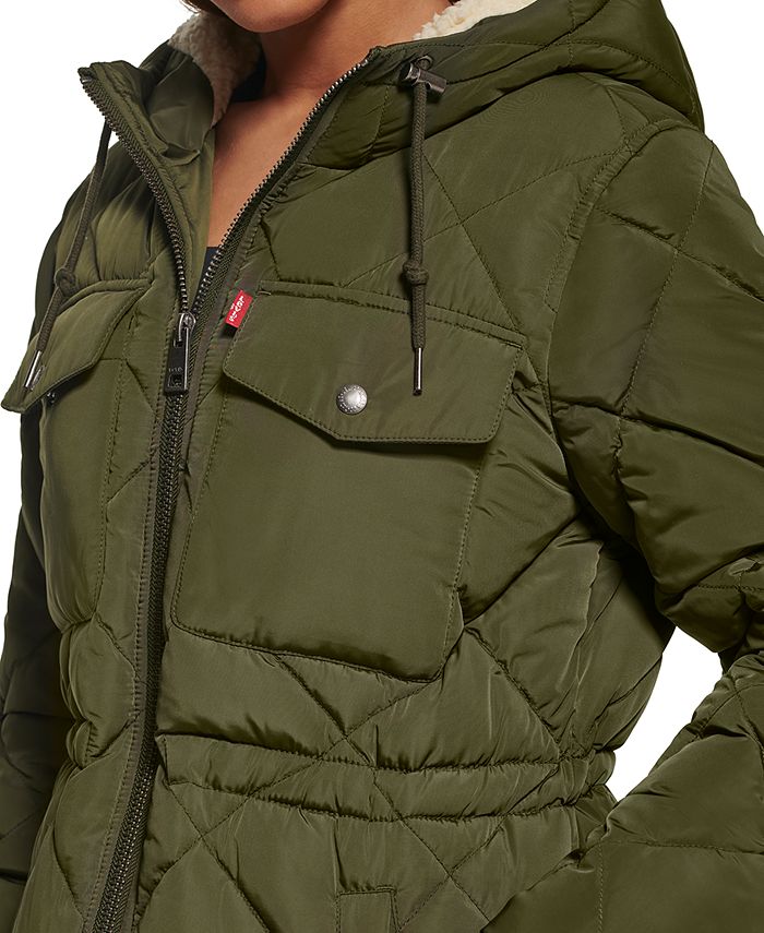 Levi's Women's Hooded Anorak Puffer Coat & Reviews - Coats & Jackets -  Women - Macy's