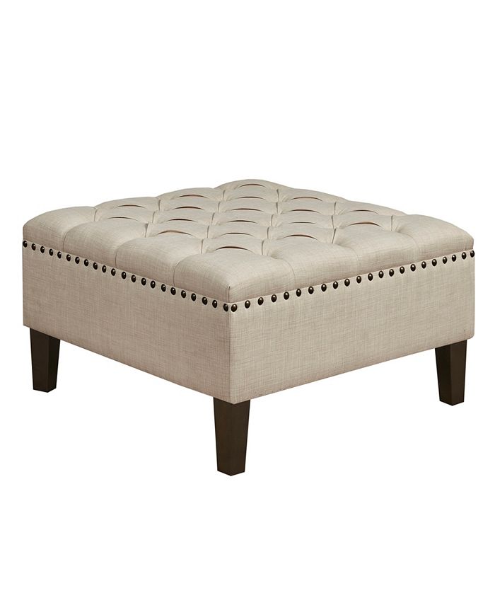Madison park tufted 2025 ottoman
