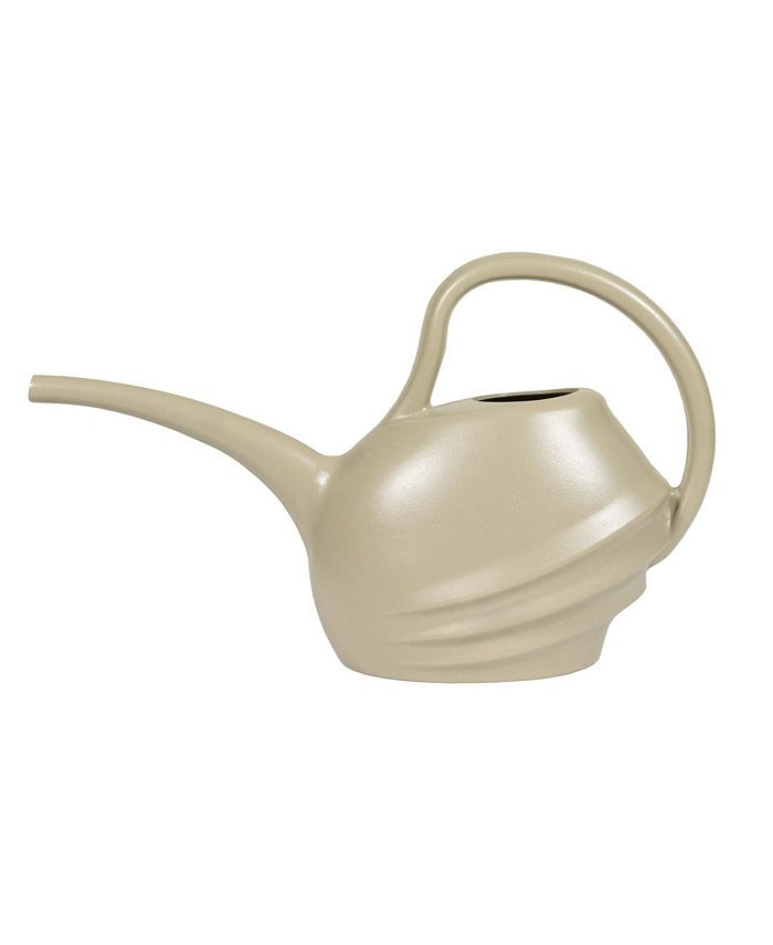 Bloem Lightweight Plastic Watering Can with Long Spout, Tan, 0.5 Gal