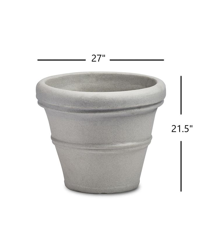 Home | Crescent Garden B08815M150 Ridge Planter Indigo 15 Inch at Plaza Las Americas in San Juan, PR