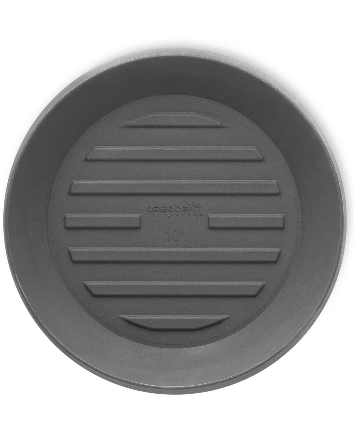 Universal Round Saucer for Potted Plants, Slate - Grey