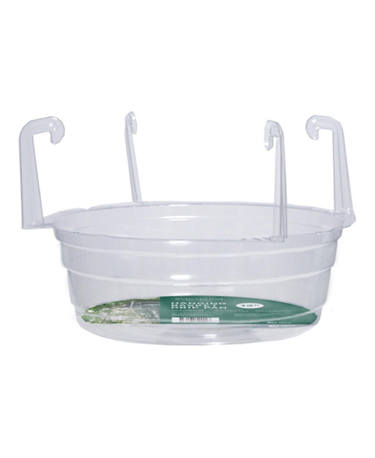 Curtis Wagner Hanging Basket Drip Pan, Clear, 12 HB1200 Qty 1 - Clear