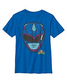 Boy's Power Rangers Blue Ranger Helmet Child T-Shirt