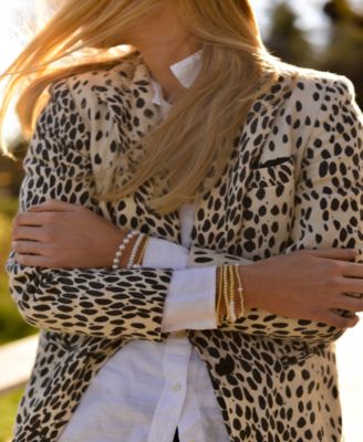 Cultured Freshwater Pearl (6-1/2 - 7mm) Polished Bead Coil Bracelet in 18k Gold-Plated Sterling Silver