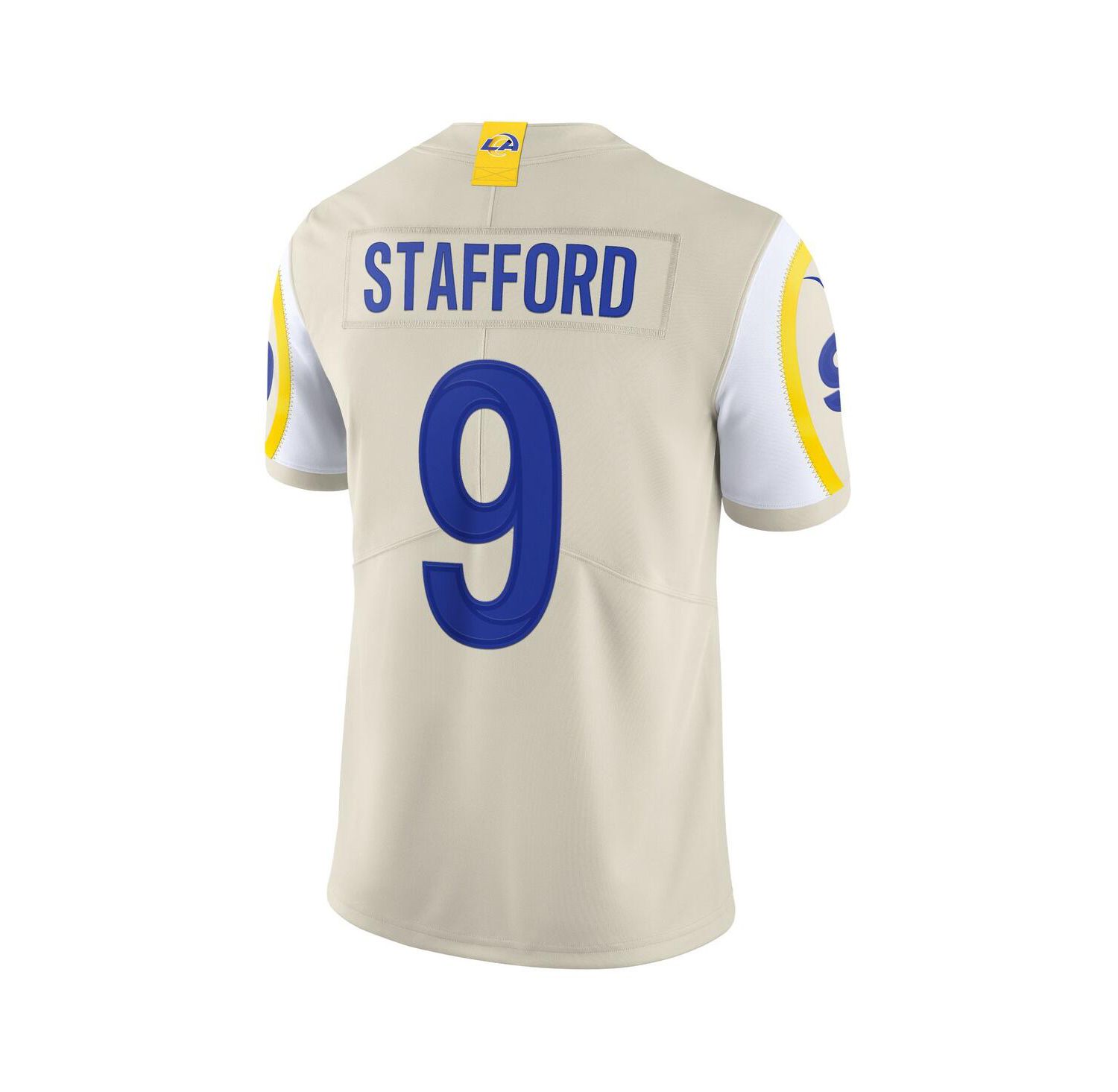 Men's Matthew Stafford Bone Los Angeles Rams Vapor Limited Jersey