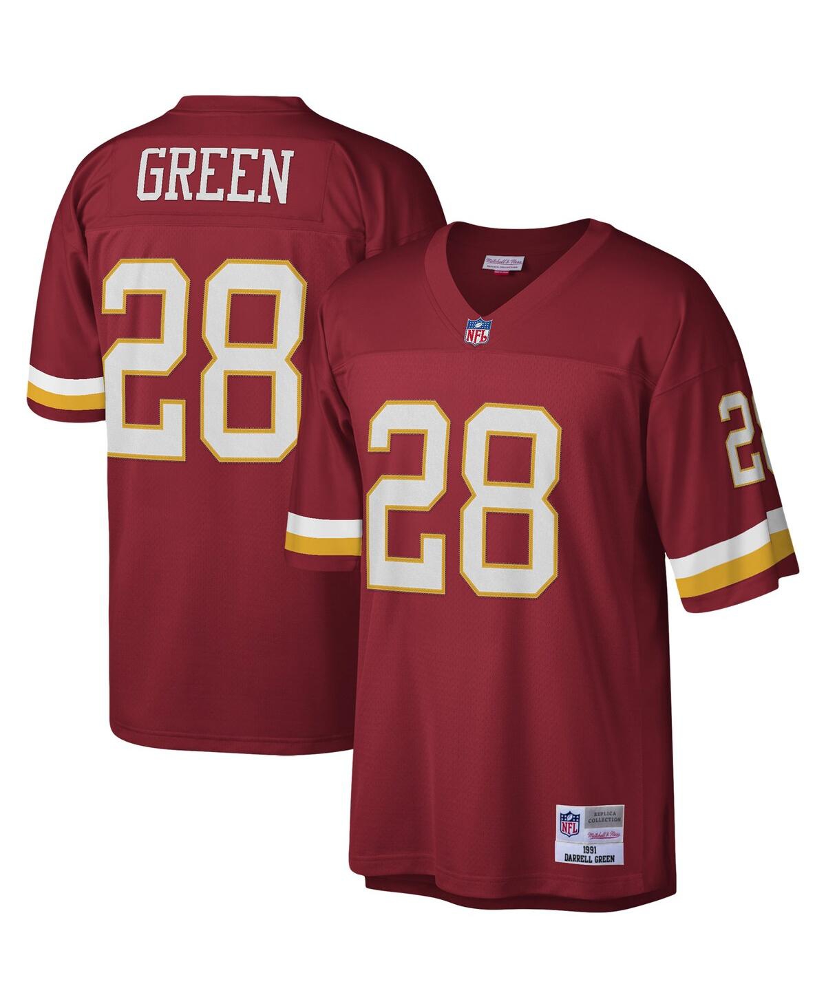 Men's Mitchell & Ness Darrell GreenWashington Football Team Legacy Replica Jersey - Burgundy