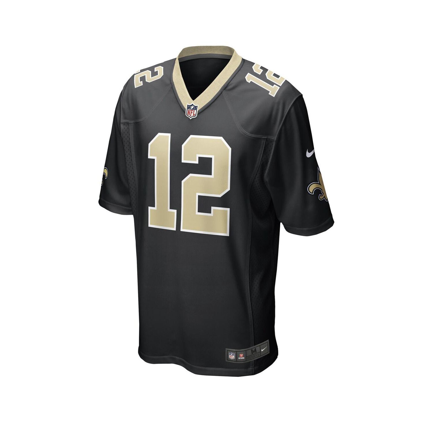 Men's Chris Olave Black New Orleans Saints 2022 NFL Draft First Round Pick Game Jersey