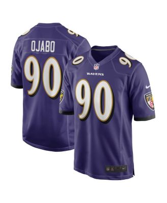 Nike Men's David Ojabo Purple Baltimore Ravens 2022 NFL Draft Pick