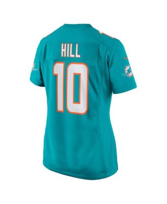 Women's Tyreek Hill Aqua Miami Dolphins Game Jersey