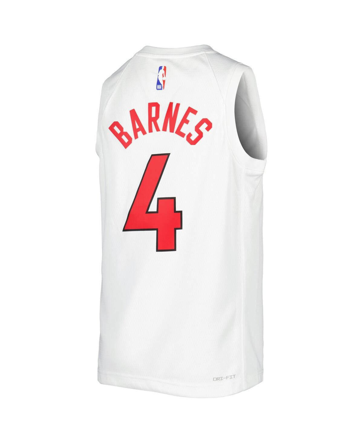 Big Boys Nike Scottie BarnesToronto Raptors 2021/22 Swingman Player Jersey - Association Edition - White