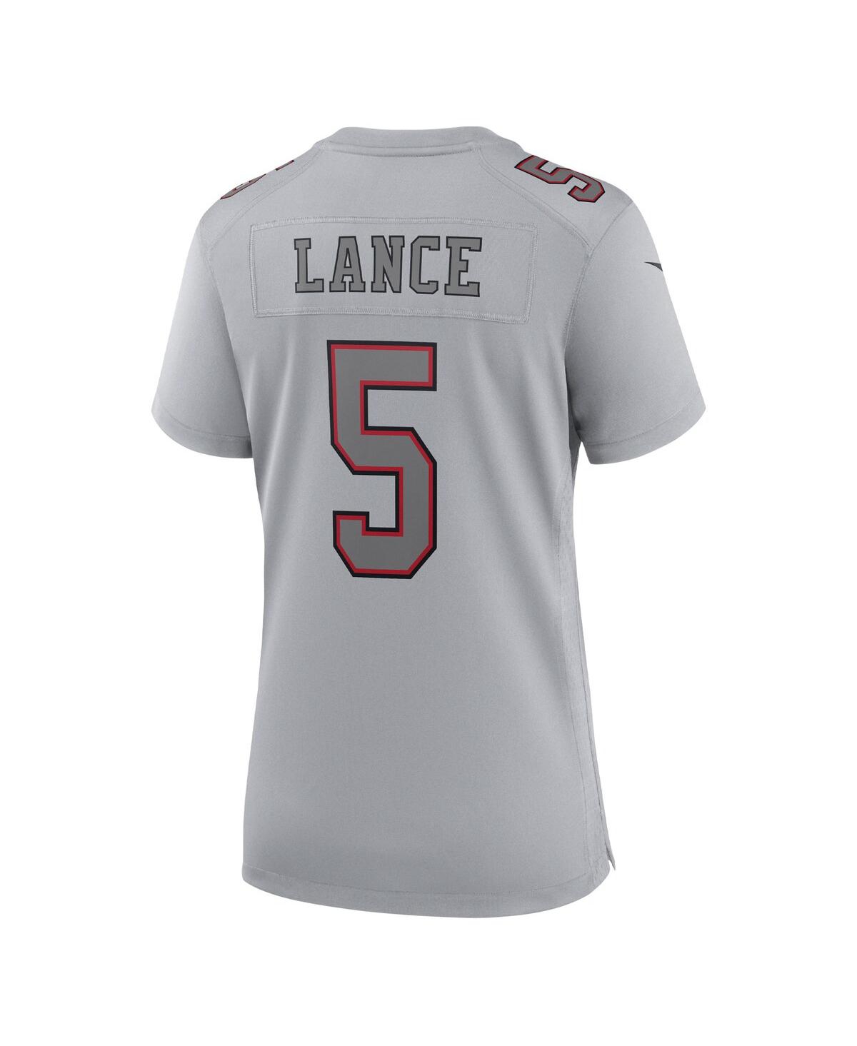 Women's Nike Trey LanceSan Francisco 49ers Atmosphere Fashion Game Jersey - Gray