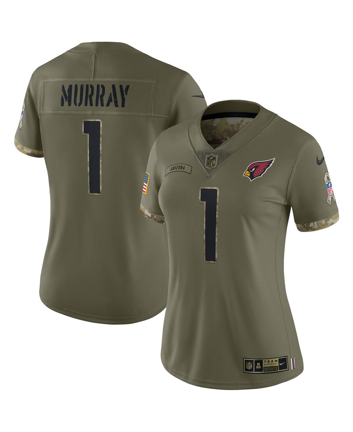 Women's Nike Kyler MurrayArizona Cardinals 2022 Salute To Service Limited Jersey - Olive