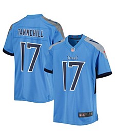 Boys Youth Ryan Tannehill Light Blue Tennessee Titans Game Jersey