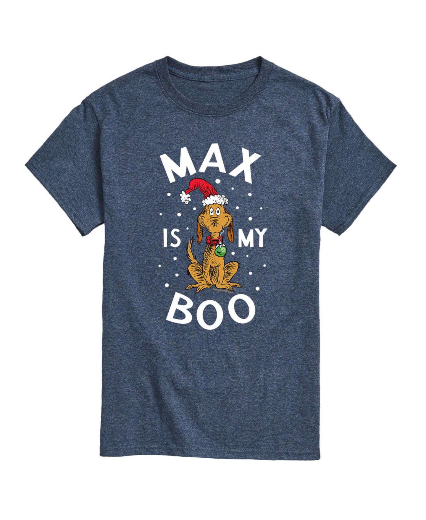Мужская футболка AIRWAVES Dr. Seuss The Grinch Max Boo Graphic, цвет: Синий — фото 1