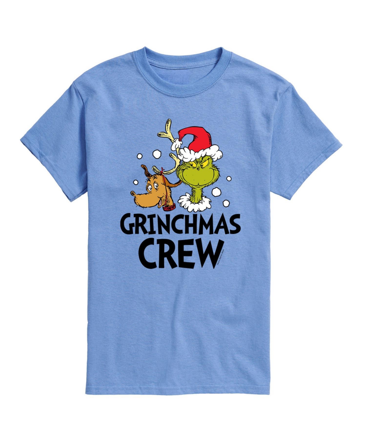 Airwaves Men's Dr. Seuss The Grinch Grinchmas Graphic T-shirt In Blue