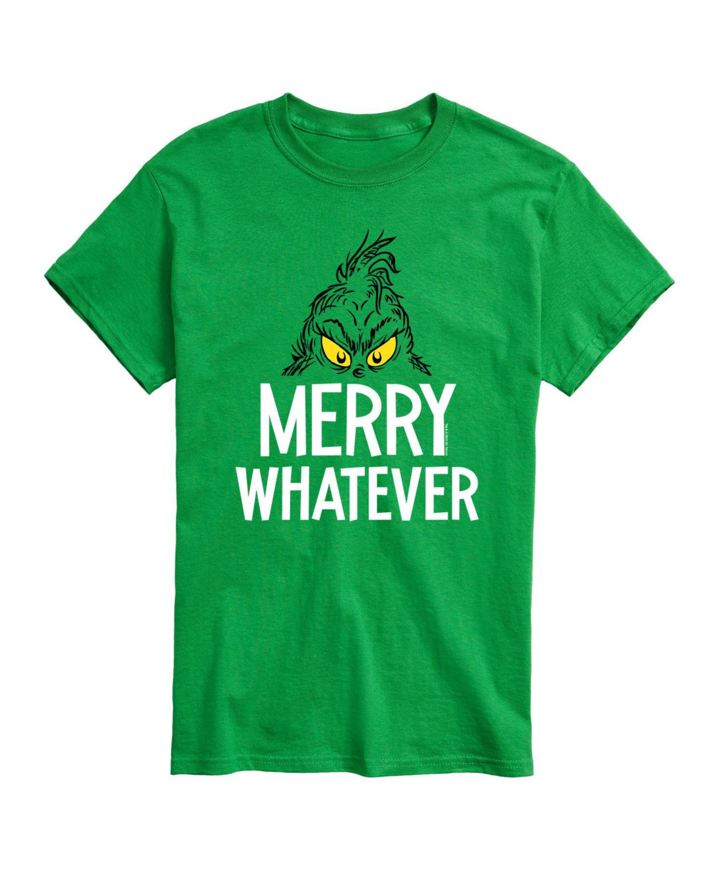 Мужская футболка AIRWAVES Dr. Seuss The Grinch Merry Whatever Graphic, цвет: Зелёный — фото 1
