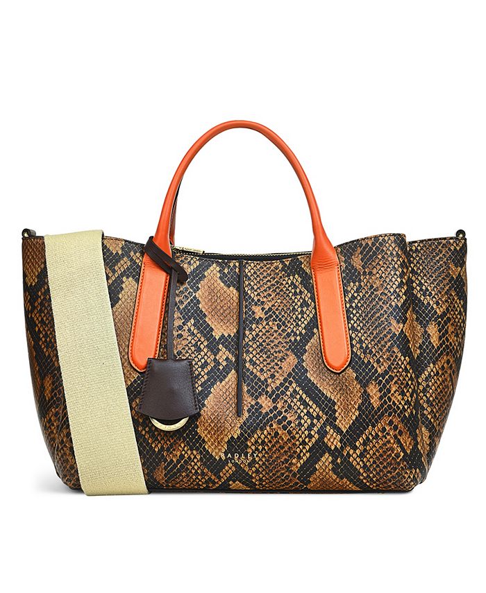 Radley London Women s Hill Gate Place Faux Snake Grab Satchel Macy s