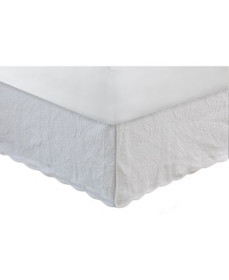 Paisley Quilted 18" Drop Bedskirt, King