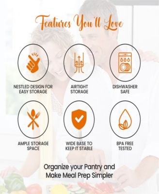 Air Tight Food Storage Container, 14 Pack