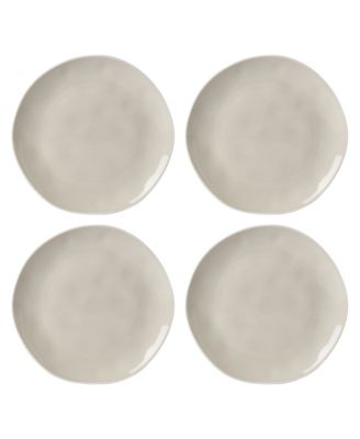 Bay Colors Solid Dinner Plates, Set of 4