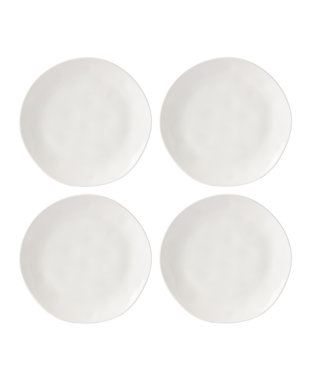LENOX BAY COLORS SOLID 4 PIECE DINNER PLATE SET, SERVICE FOR 4