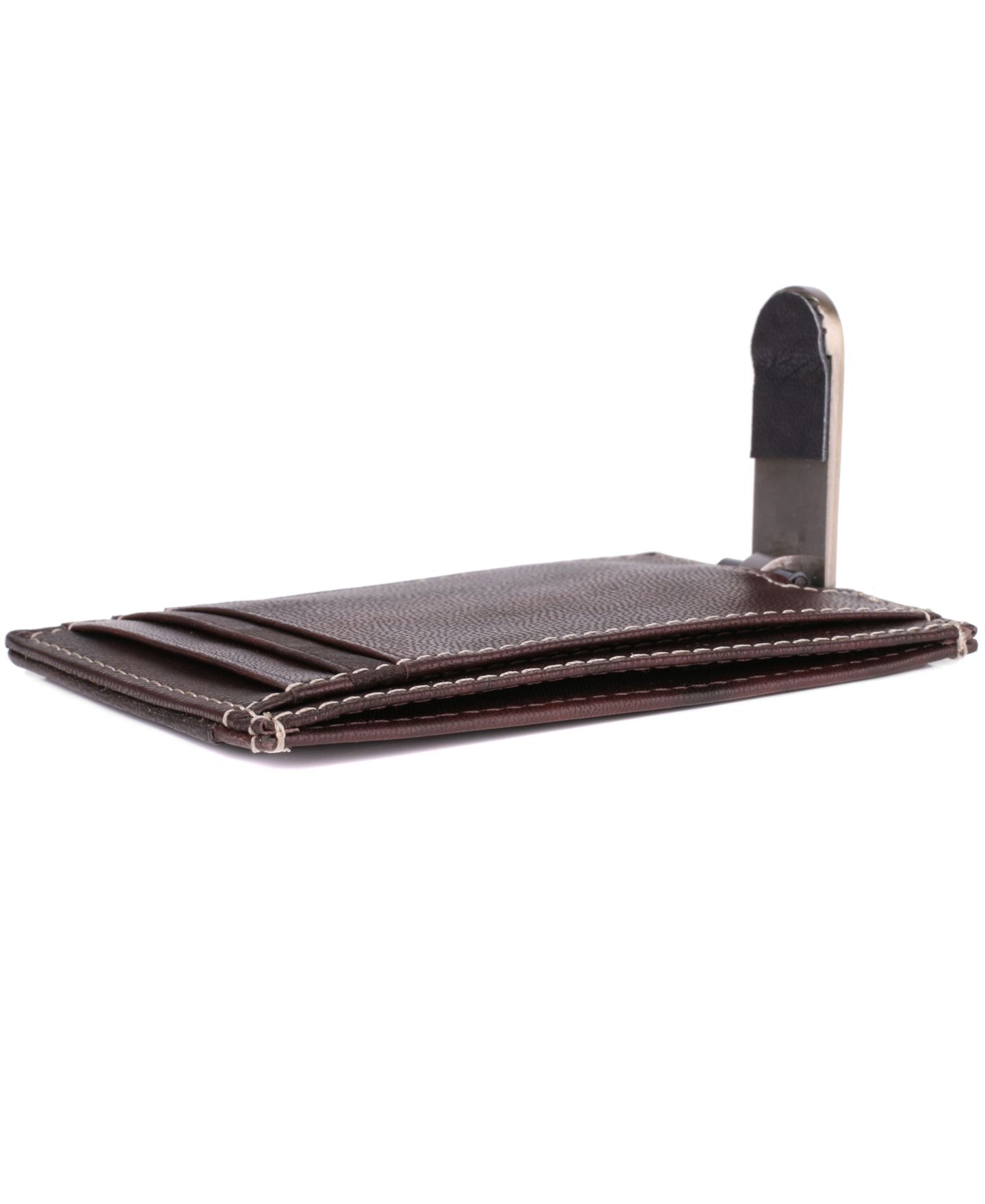 Кошелёк Julia Buxton J. Buxton Mini Hunt Front Pocket Wallet, цвет: Коричневый — фото 3