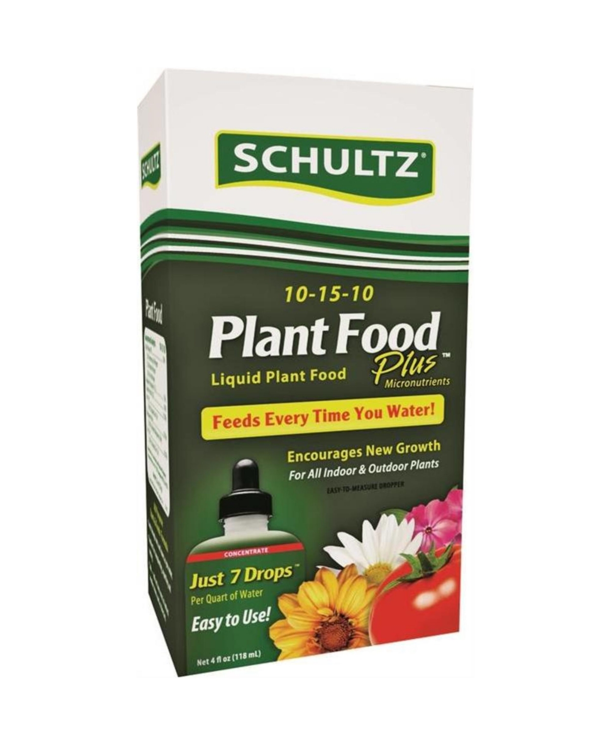 Plant Food Plus All Purpose Food Liquid Concentrate, 4 fl oz - Brown