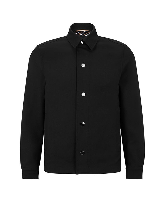 Hugo Boss Men's EasyIron StretchCotton Poplin SlimFit Dress Shirt Macy's