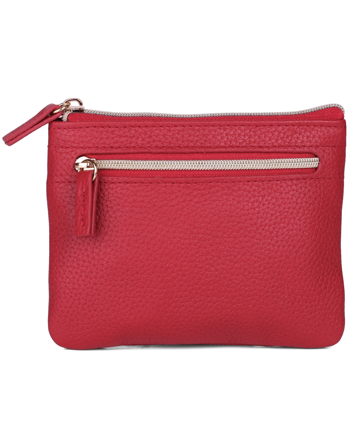 Dopp Women's Pik-me-up Large I.d. Coin, Card Case Wallet In Red