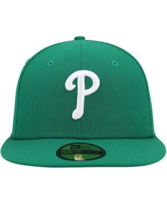 Men's Kelly Green Philadelphia Phillies White Logo 59FIFTY Fitted Hat