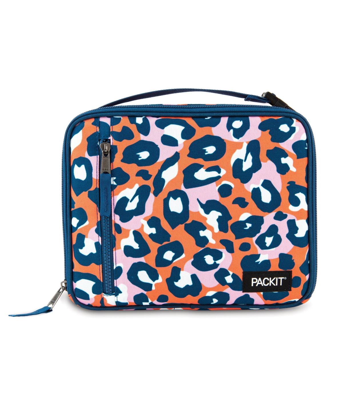 Pack It Freezable Classic Lunch Box Bag In Wild Leopard Orange