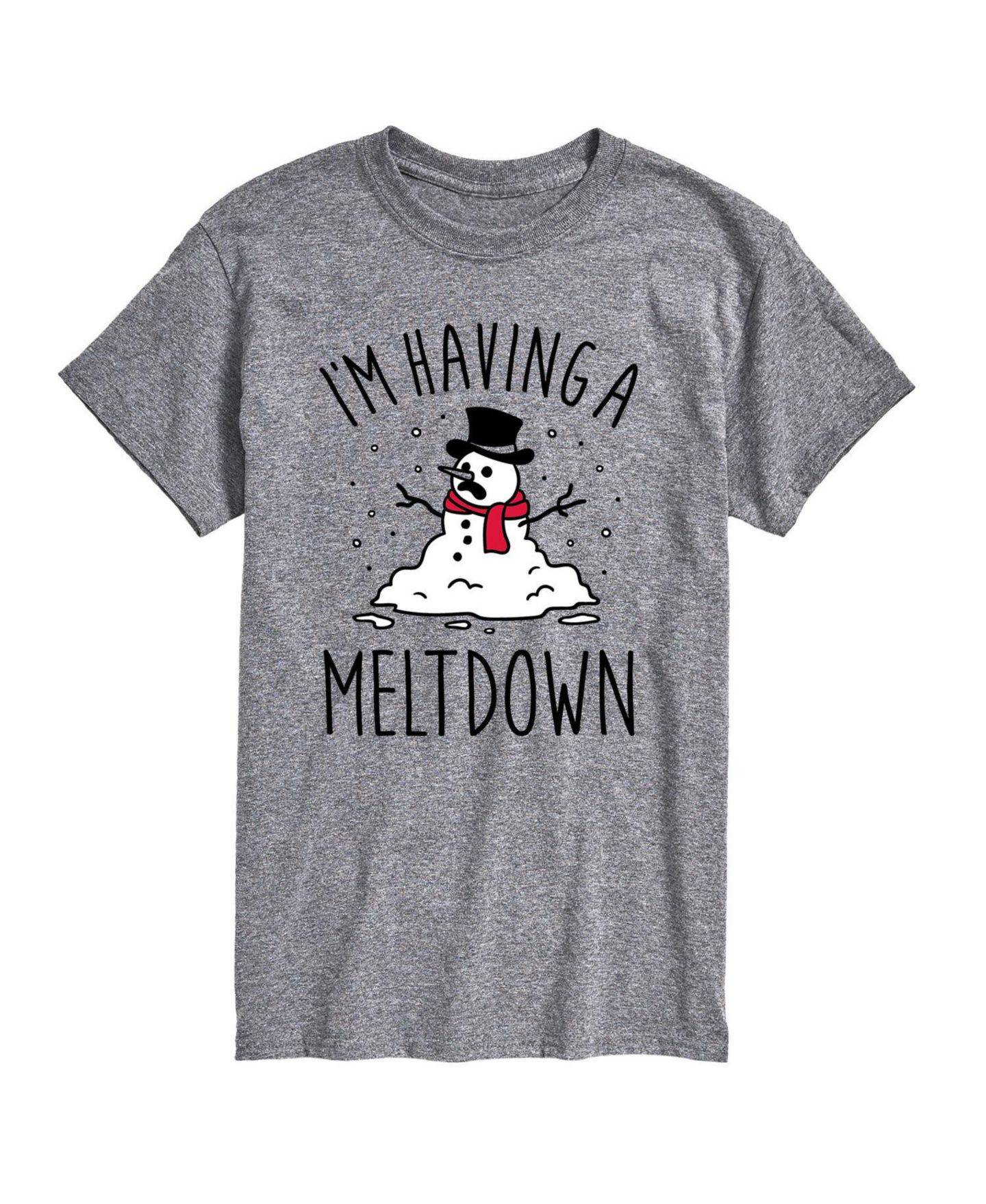 Мужская футболка AIRWAVES Having a Meltdown Short Sleeve, цвет: Серый — фото 1