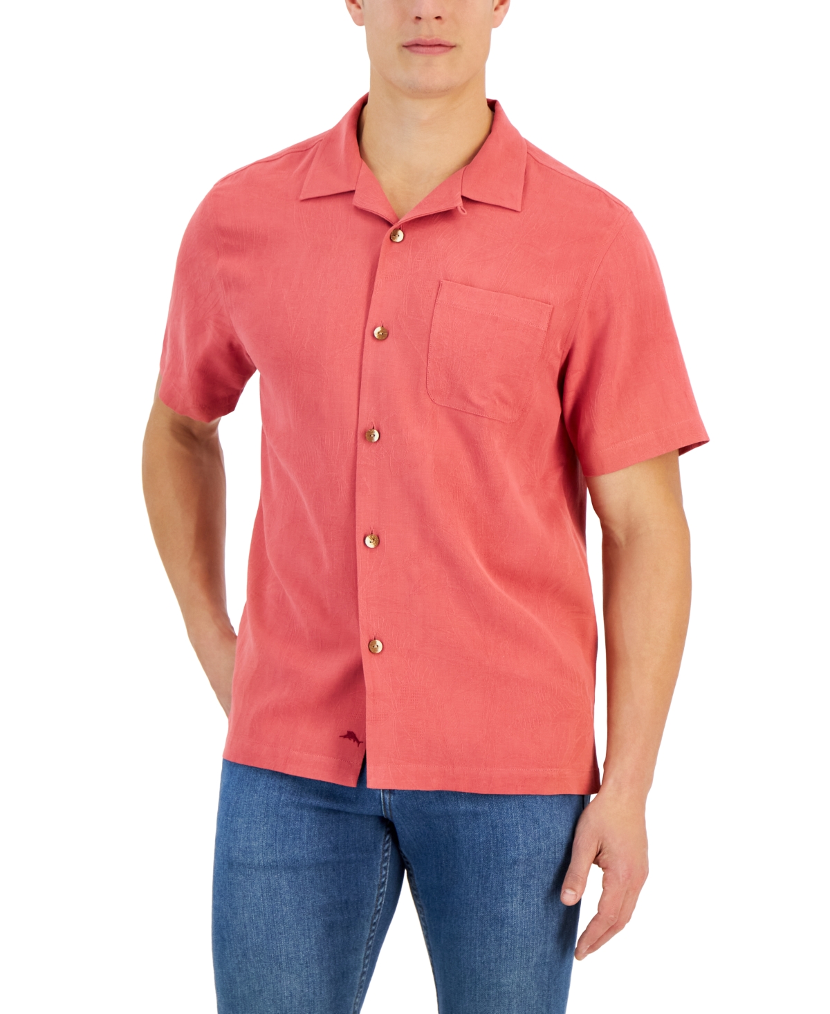 Tommy Bahama Men's Al Fresco Tropics Short-sleeve Shirt In New Red Sa