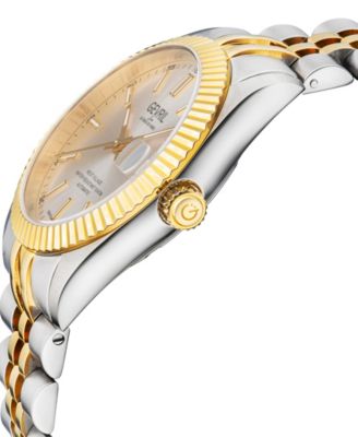 Men's West Village Swiss Automatic Two-Toned SS IPYG Stainless Steel Bracelet Watch 40mm