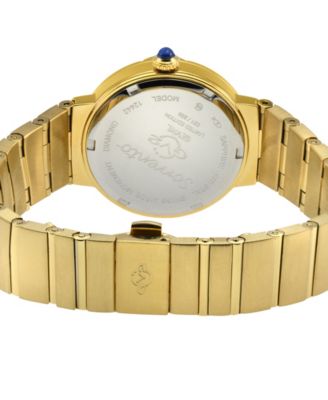 Women's Sorrento Swiss Quartz Diamond Accents Ion Plating Gold-Tone Stainless Steel Bracelet Watch 32mm