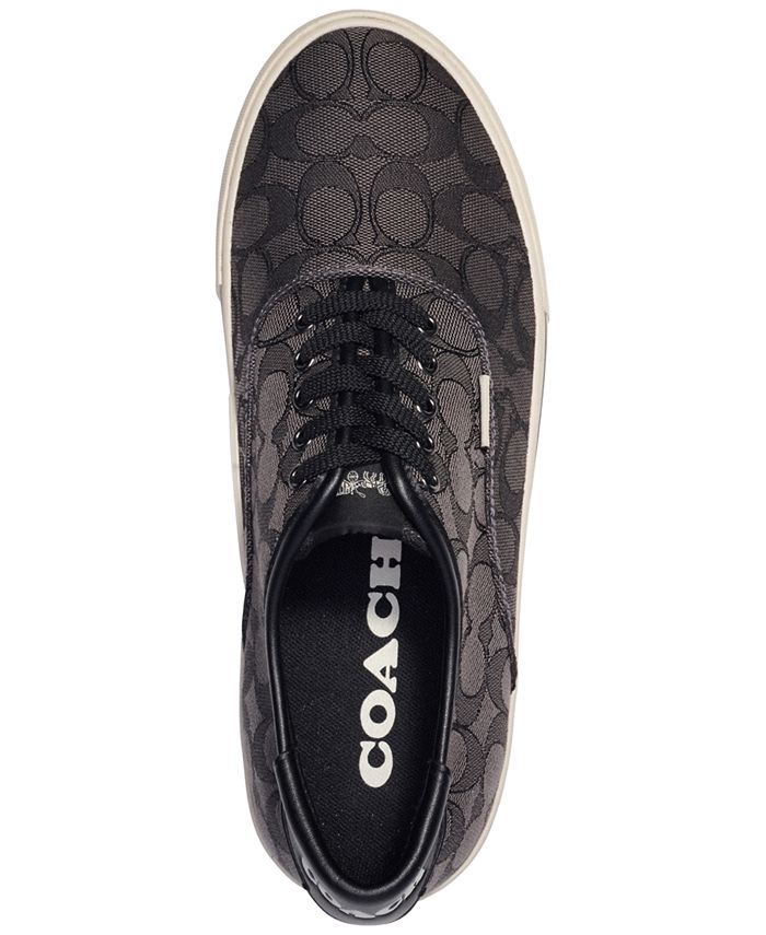 COACH Men's Jacquard Signature Slip-On Skate Sneaker - Macy's