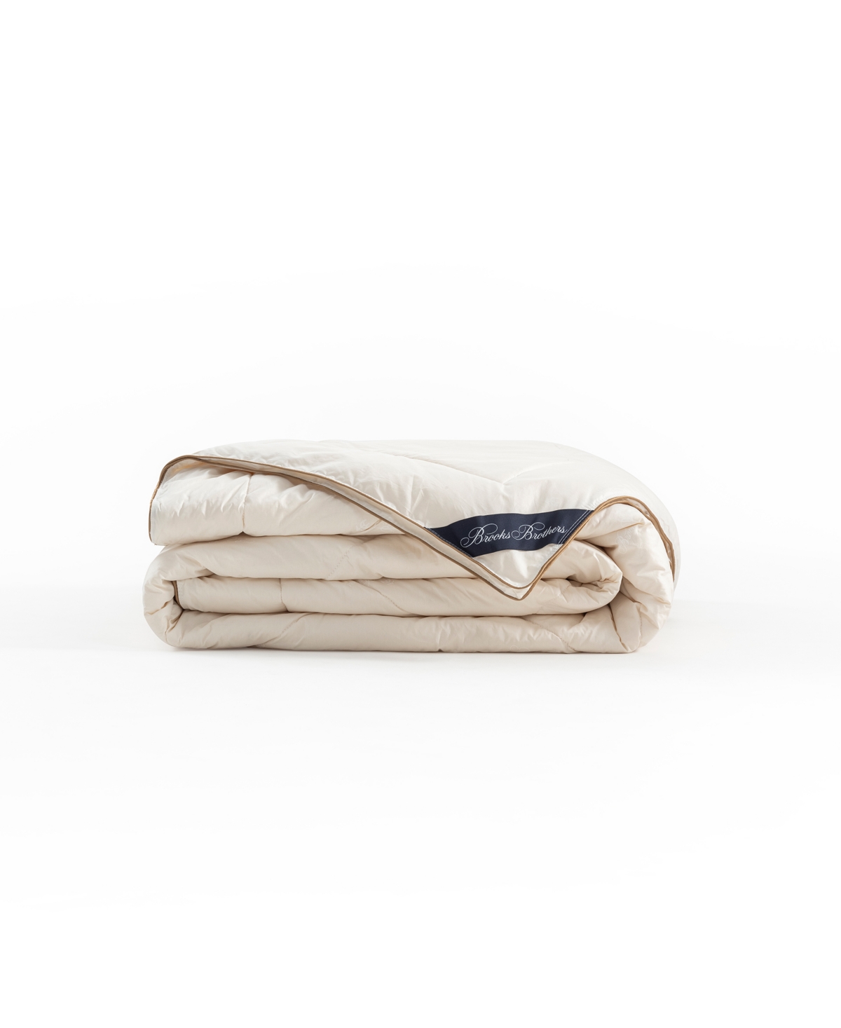 Brooks Brothers 100% Wool Comforter, King In Light Beige