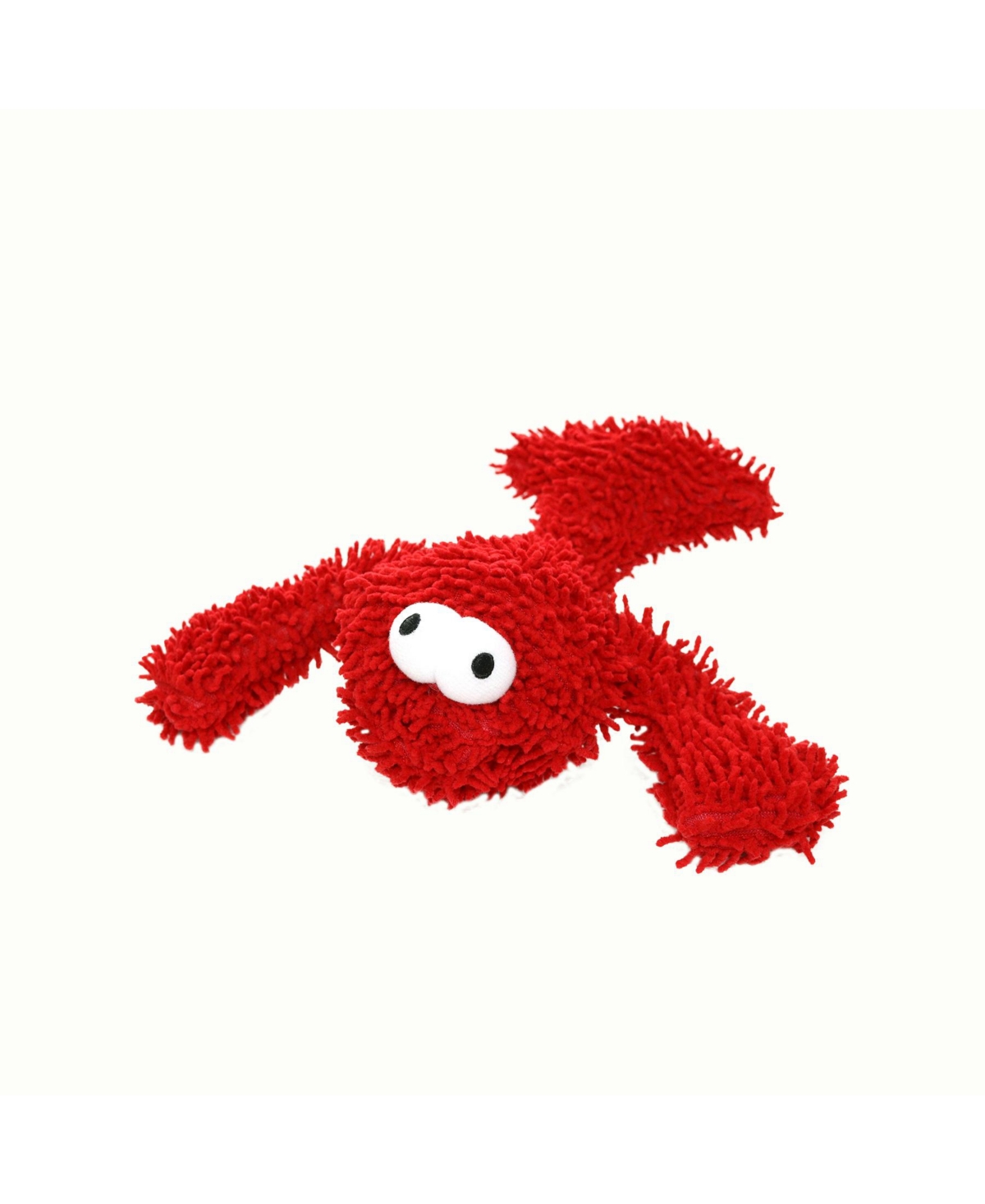 Microfiber Ball Med Lobster, Dog Toy - Red